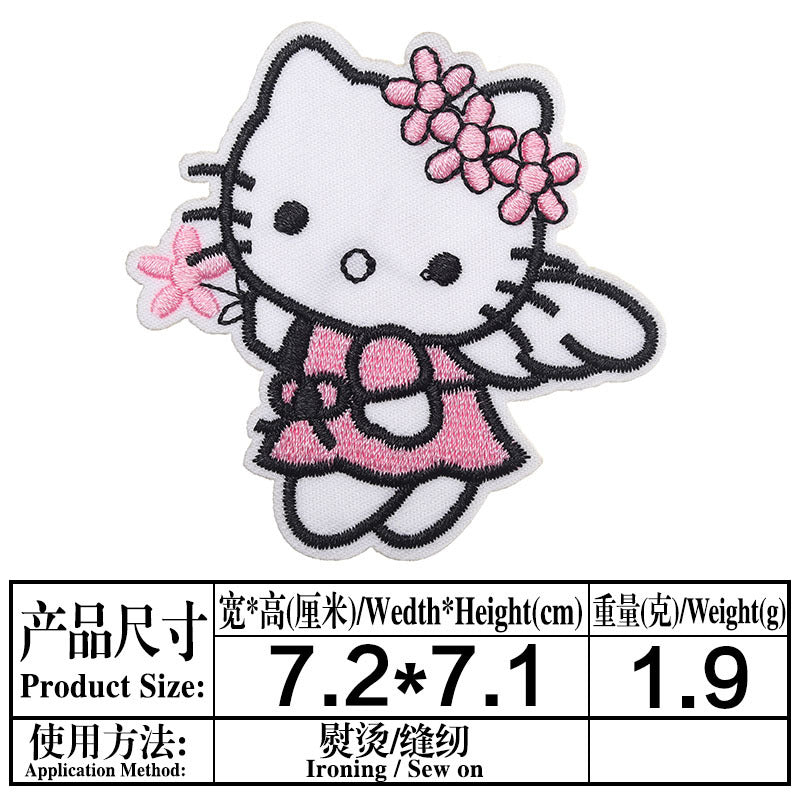 Wholesale DIY patchs cute cat patch children' s clothing bag OLY Exclusive